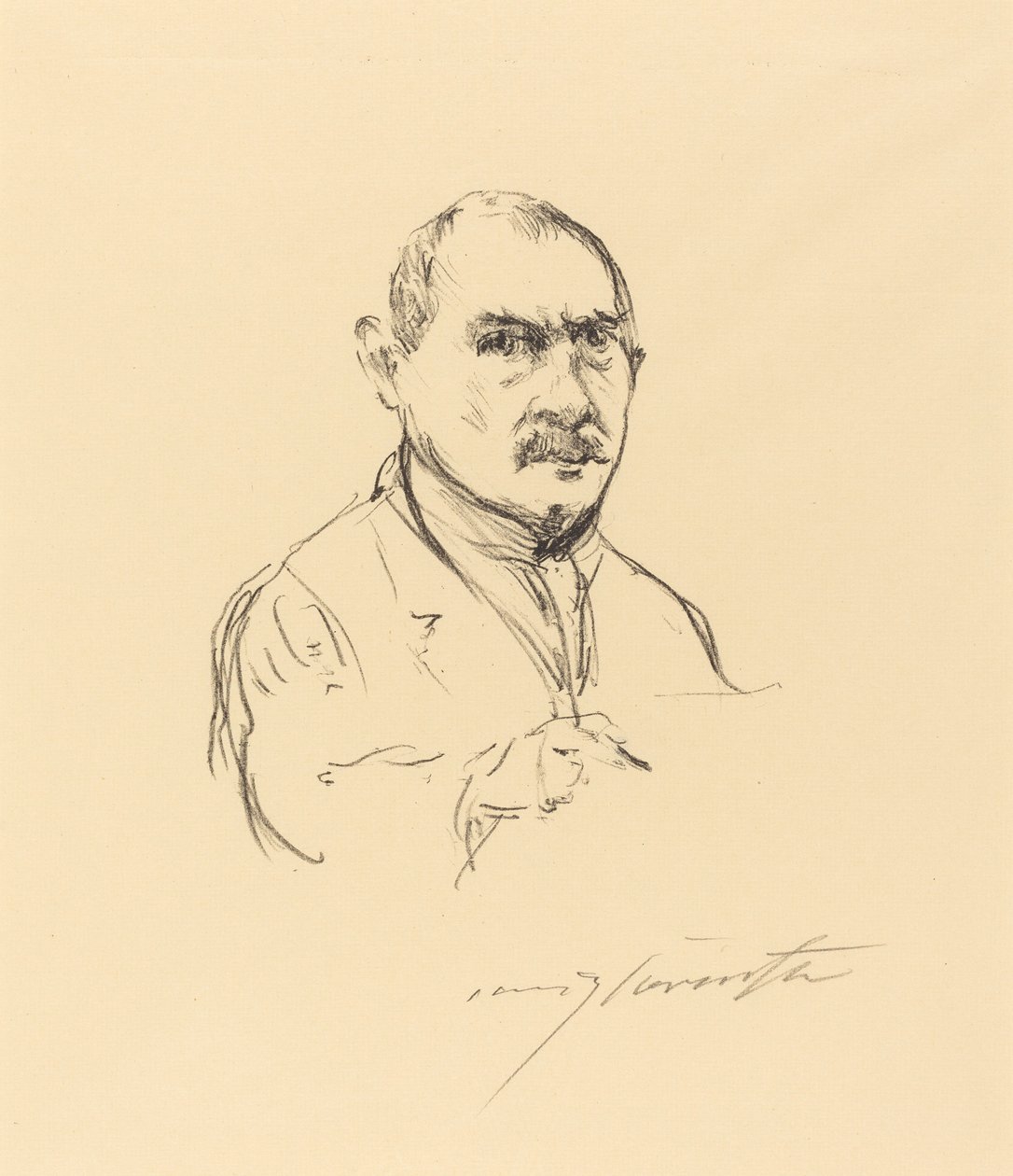 自画像 (Self-Portrait) 作者 洛维斯·科林斯（Lovis Corinth）