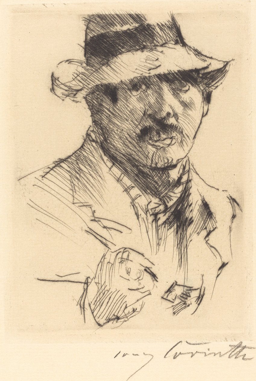 自画像 作者 洛维斯·科林斯（Lovis Corinth）