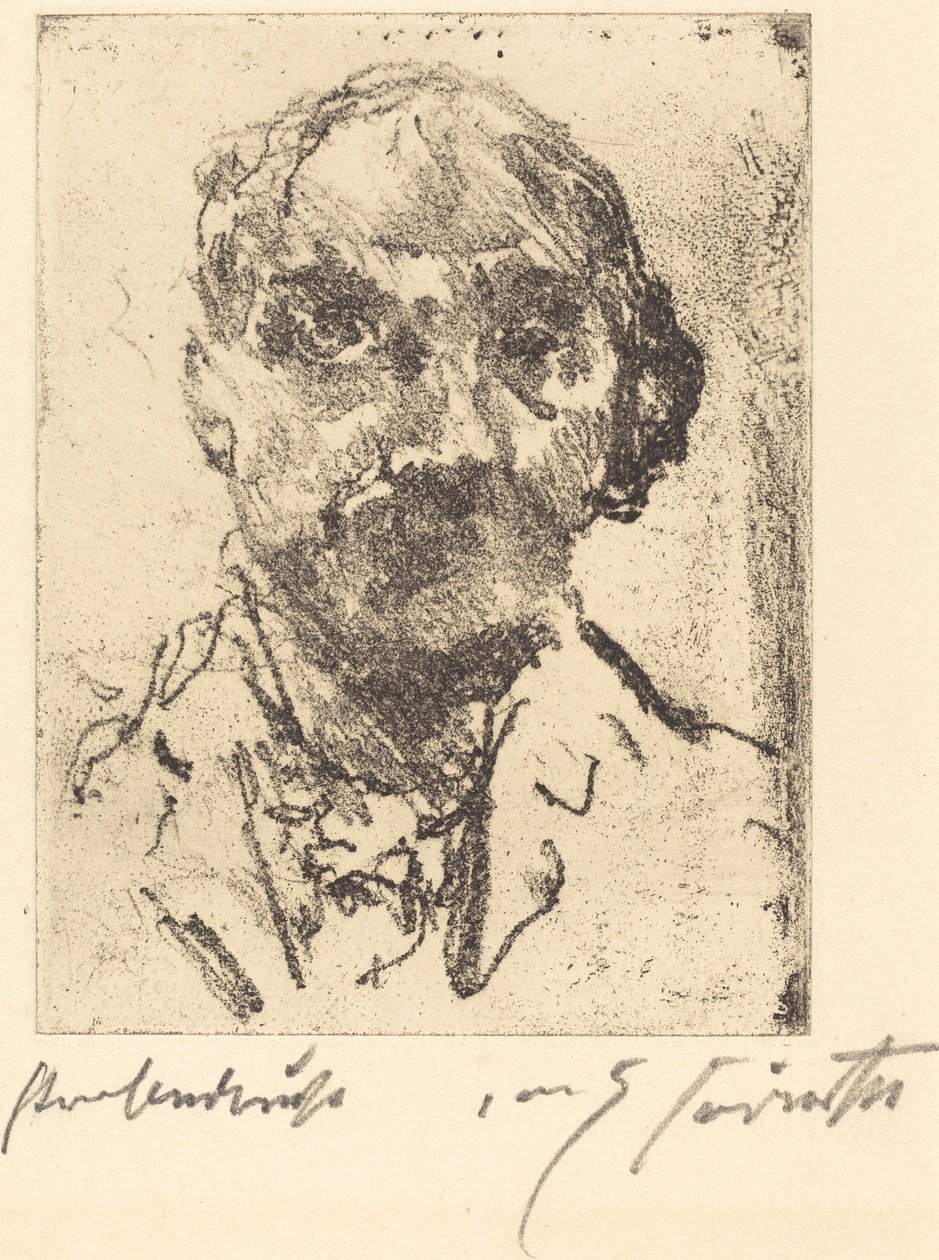 自画像 自画像，19211922。 作者 洛维斯·科林斯（Lovis Corinth）