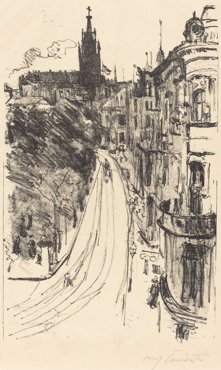 柯尼斯堡的街道(柯尼斯堡的街道) 作者 洛维斯·科林斯（Lovis Corinth）
