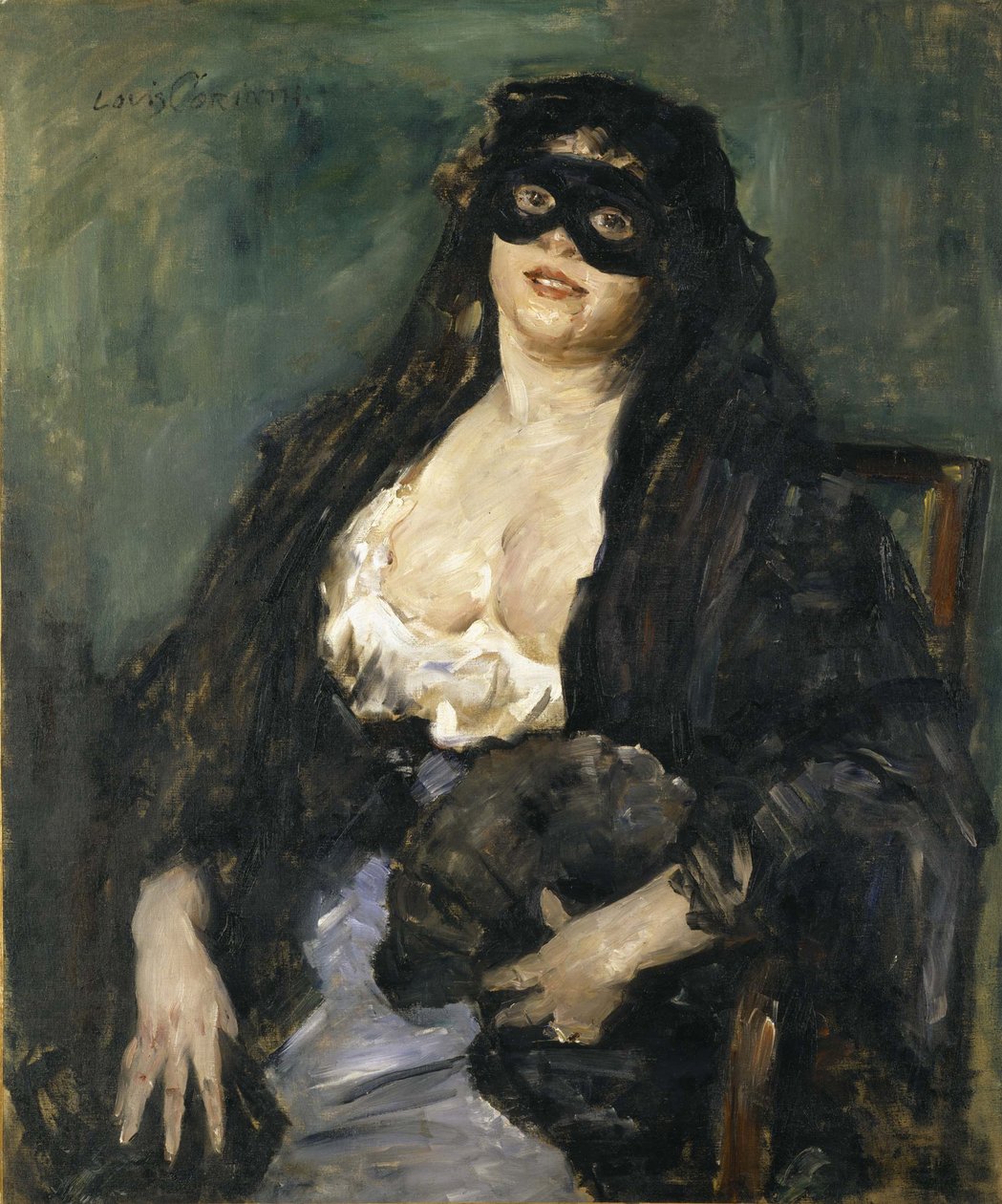 黑面具 作者 洛维斯·科林斯（Lovis Corinth）