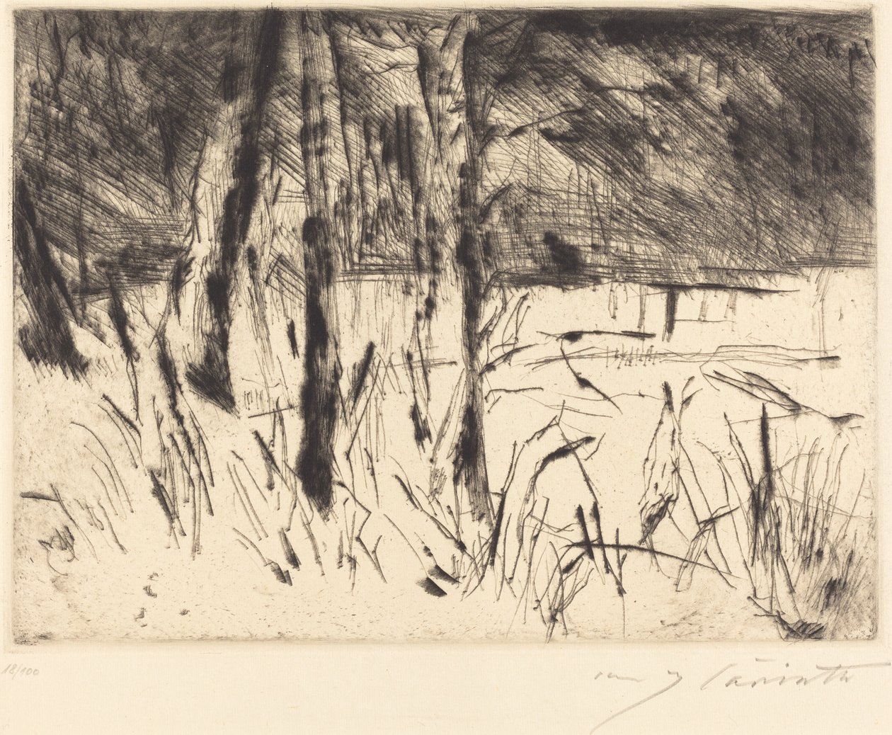 动物园，1922年。 作者 洛维斯·科林斯（Lovis Corinth）