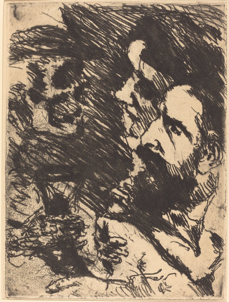 死神拜访卡车》（Tod bei Strucks） 作者 洛维斯·科林斯（Lovis Corinth）