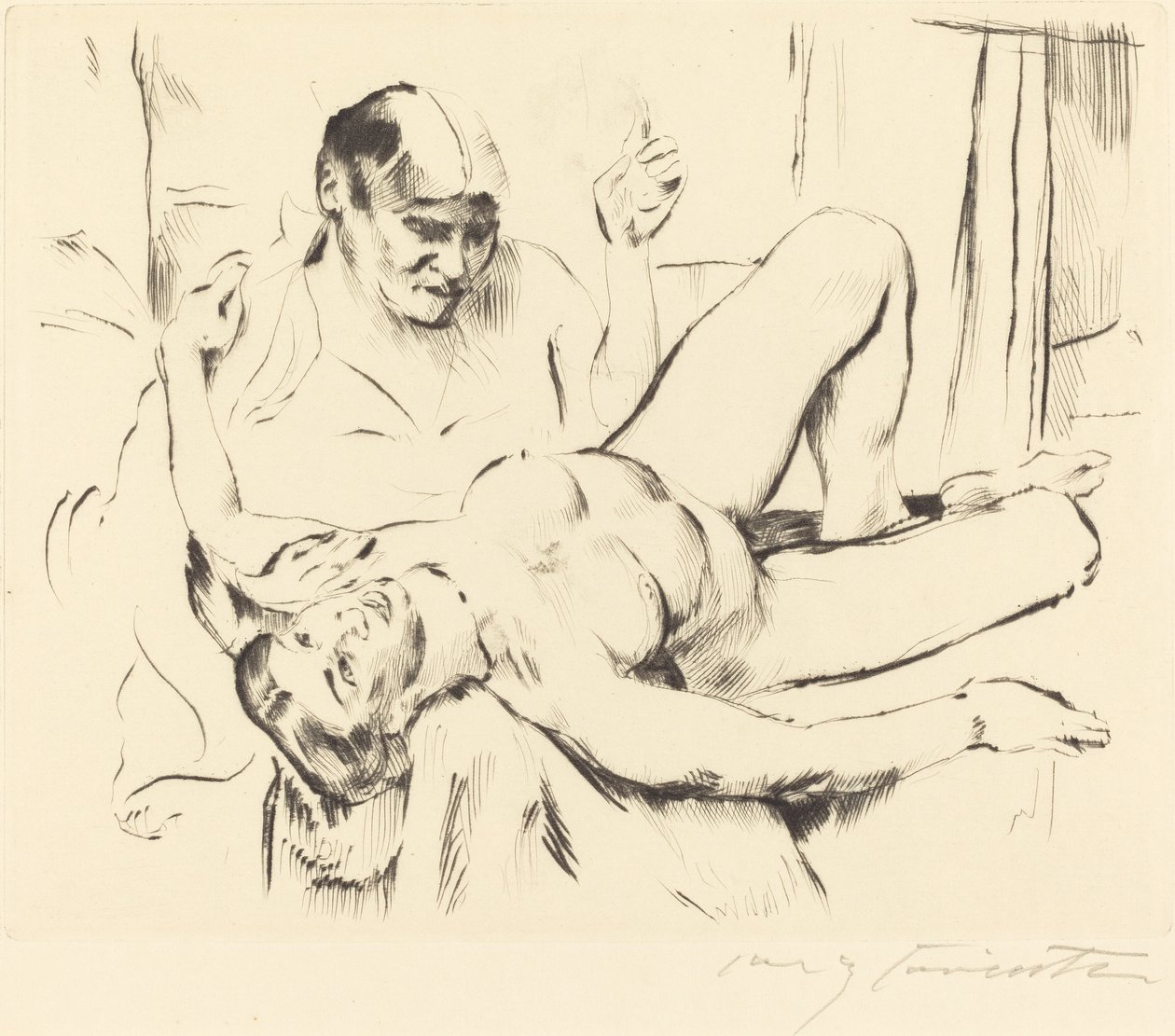 占卜预言，1914年。 作者 洛维斯·科林斯（Lovis Corinth）