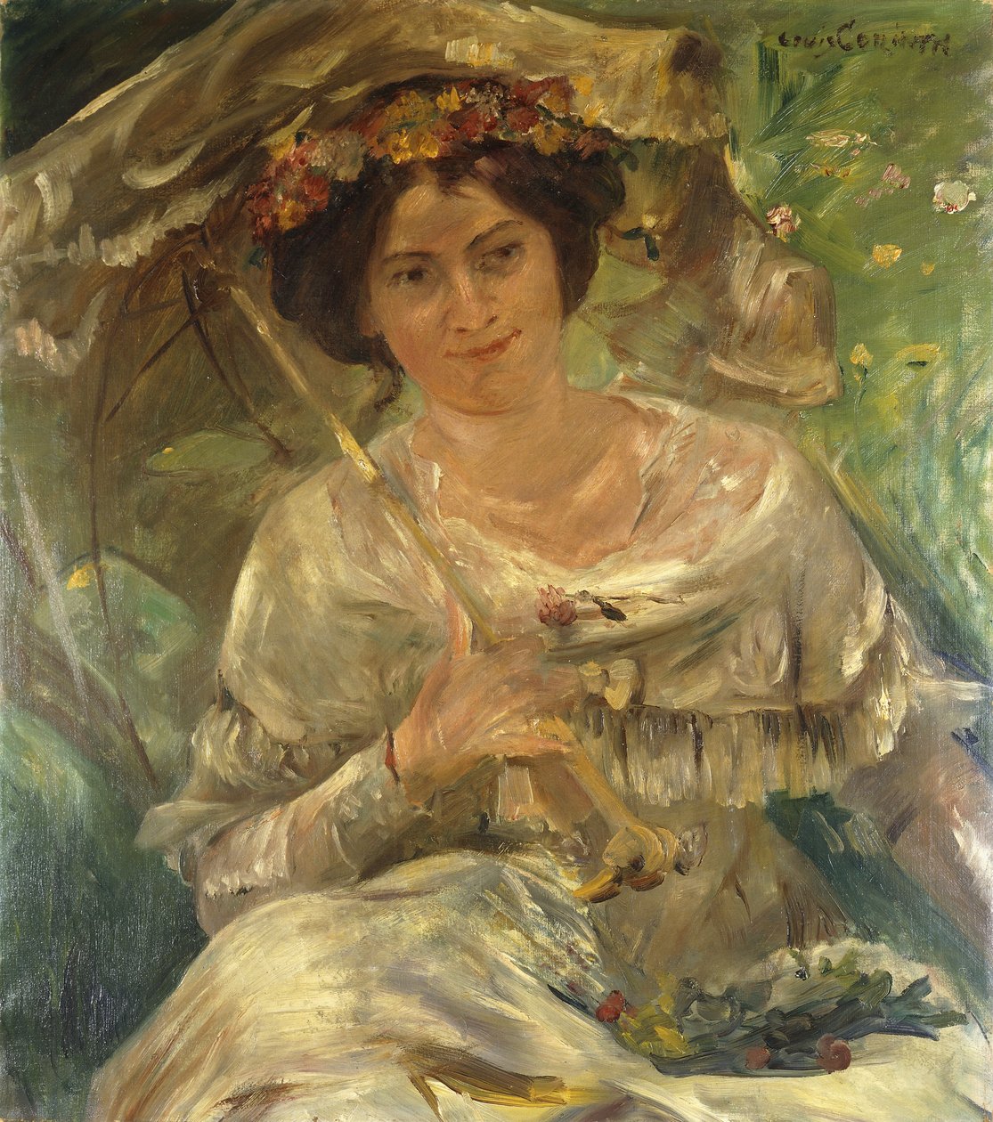 阳光下的女人；阳光下的女人，1910年 作者 洛维斯·科林斯（Lovis Corinth）