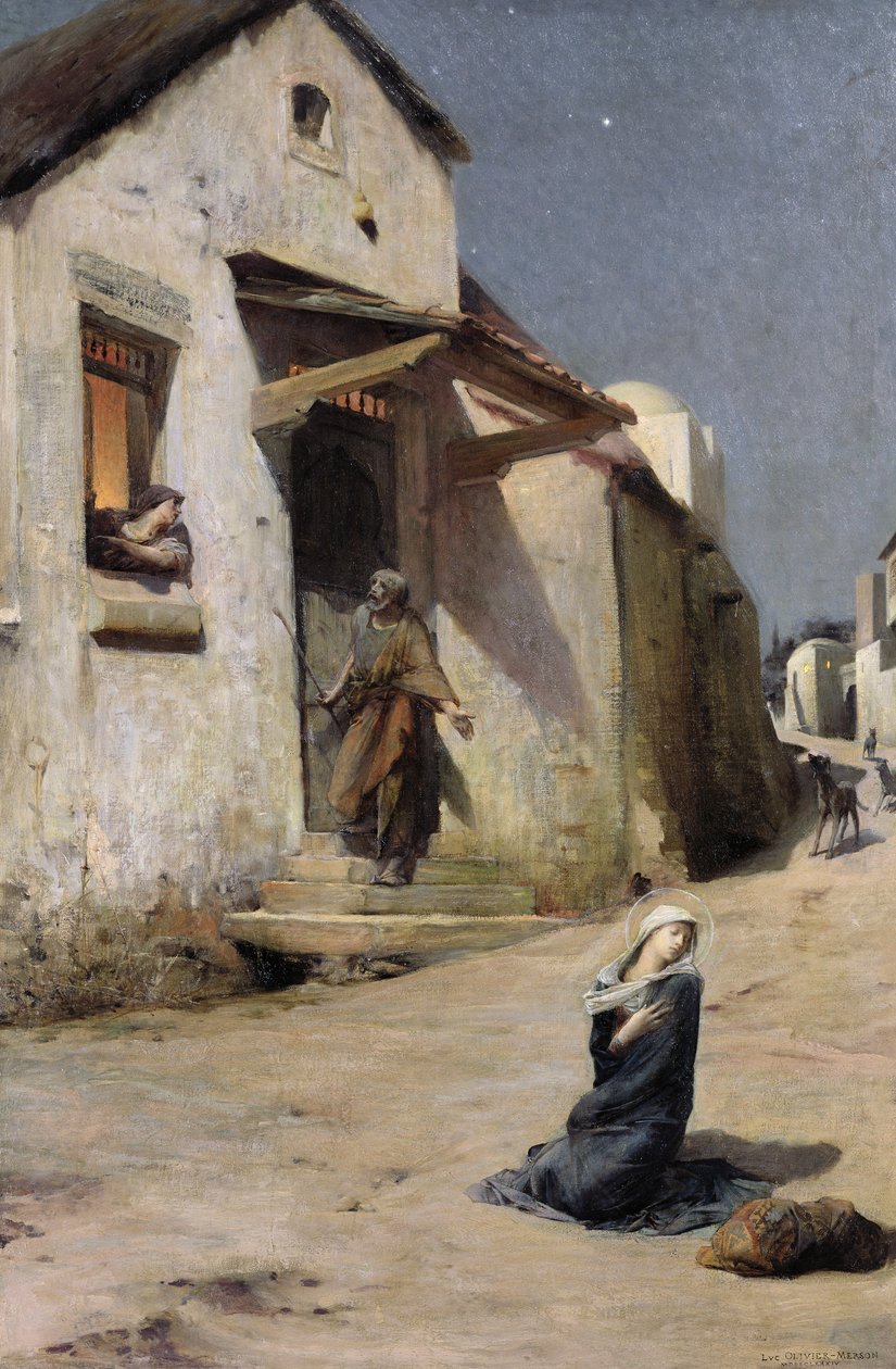 抵达伯利恒，1897年 作者 卢克·奥利弗·默森