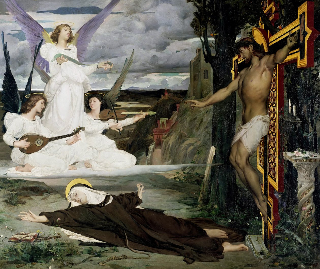 La Vision, 1872. 作者 卢克·奥利维尔·梅森