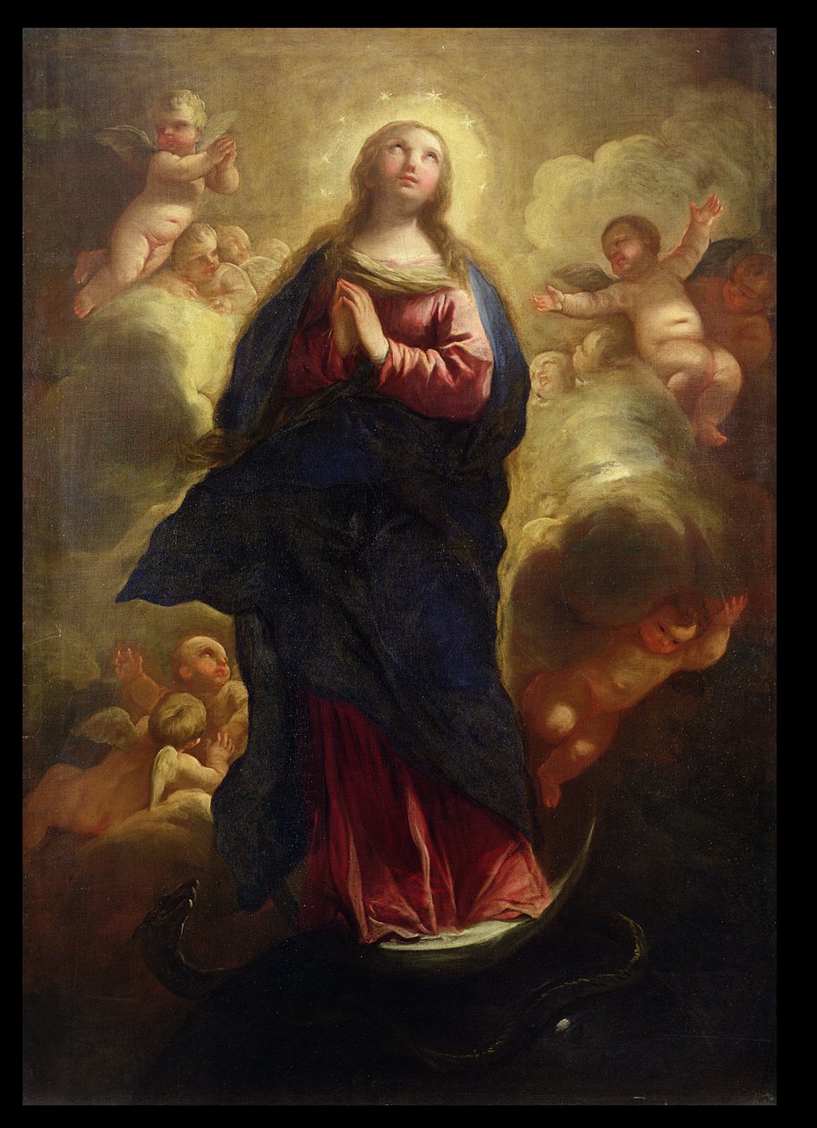 圣母升天 作者 卢卡·乔丹奴（Luca Giordano）