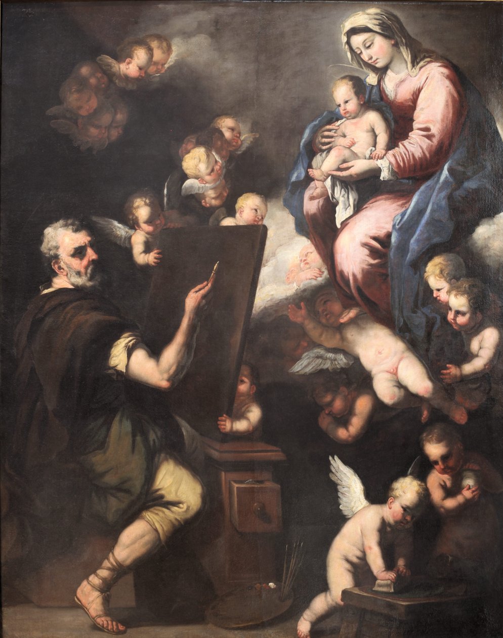 圣卢卡斯画圣母 作者 卢卡·乔丹奴（Luca Giordano）