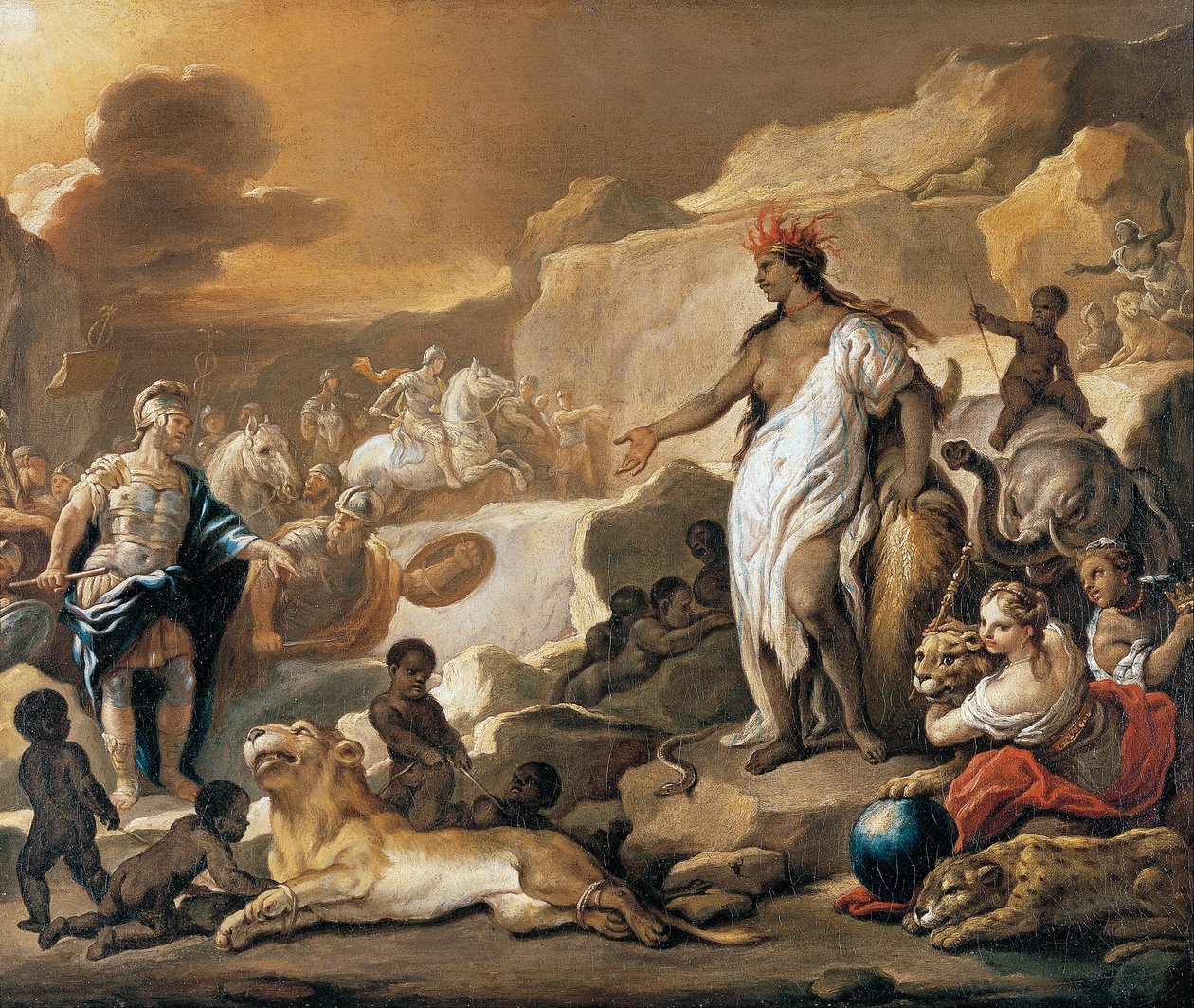 世界四大系列。非洲 作者 卢卡·乔丹奴（Luca Giordano）
