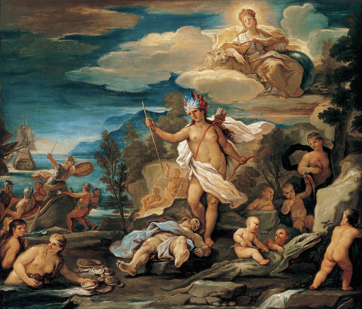 世界四大系列。美国 作者 卢卡·乔丹奴（Luca Giordano）