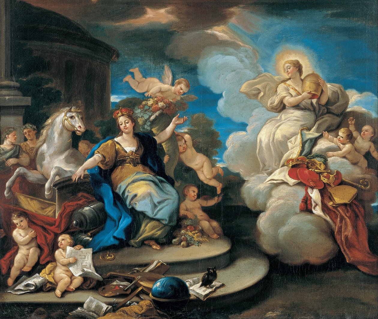 世界四大系列。欧洲 作者 卢卡·乔丹奴（Luca Giordano）