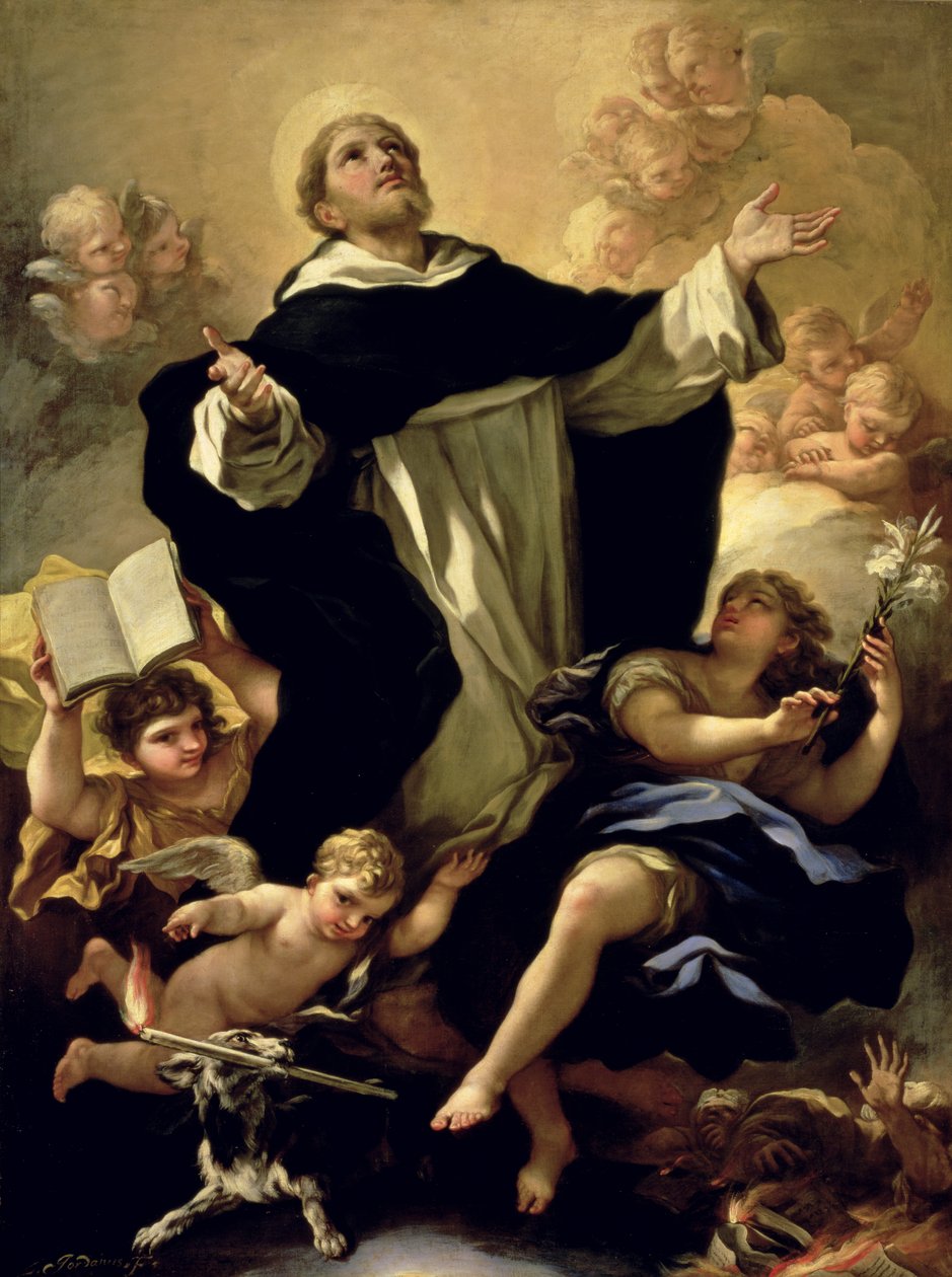 圣多米尼克，1170-1221 作者 卢卡·乔丹奴（Luca Giordano）
