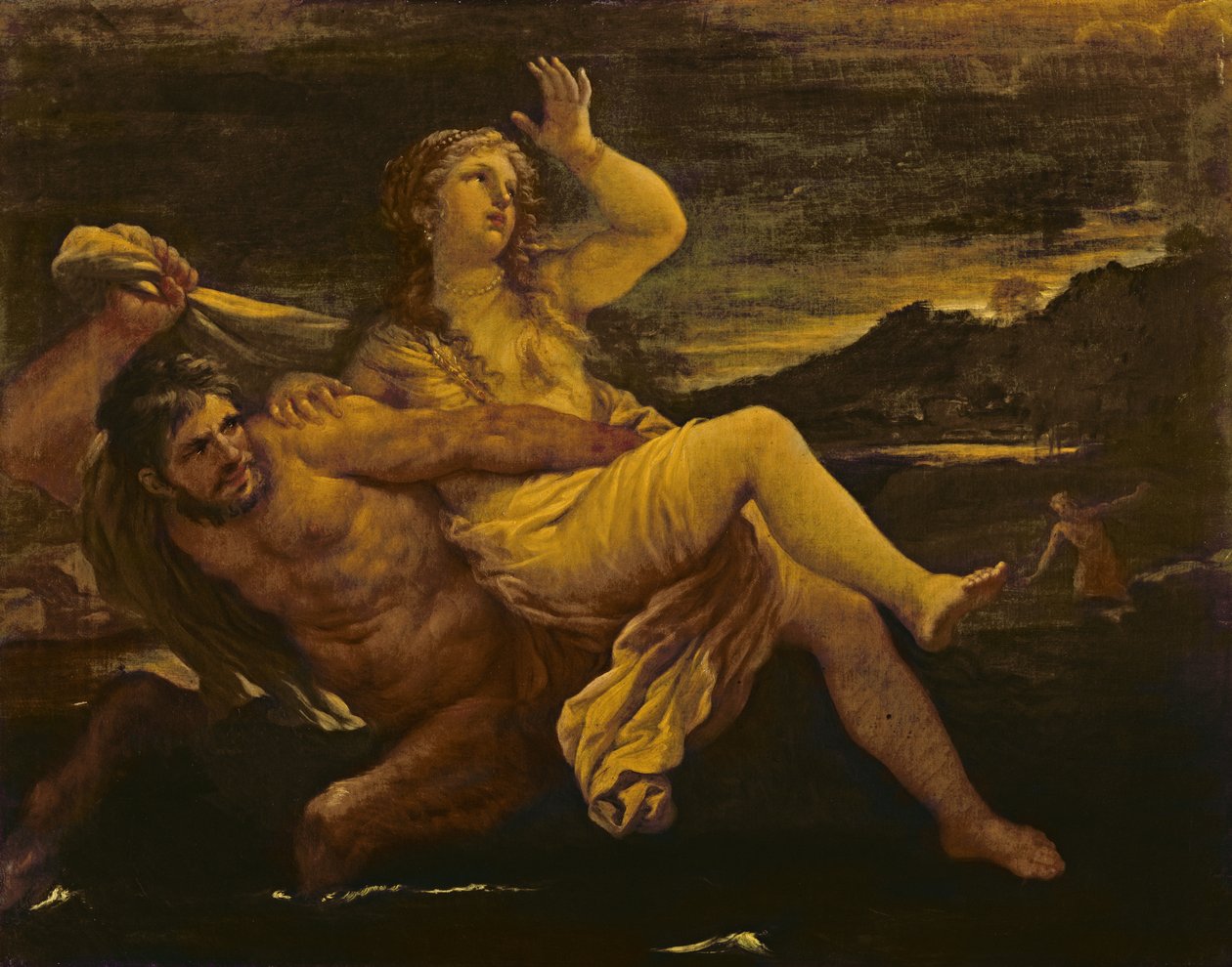 Deianeira的绑架 作者 卢卡·乔丹奴（Luca Giordano）