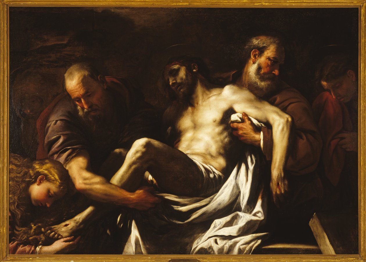基督的葬礼 作者 卢卡·乔丹奴（Luca Giordano）