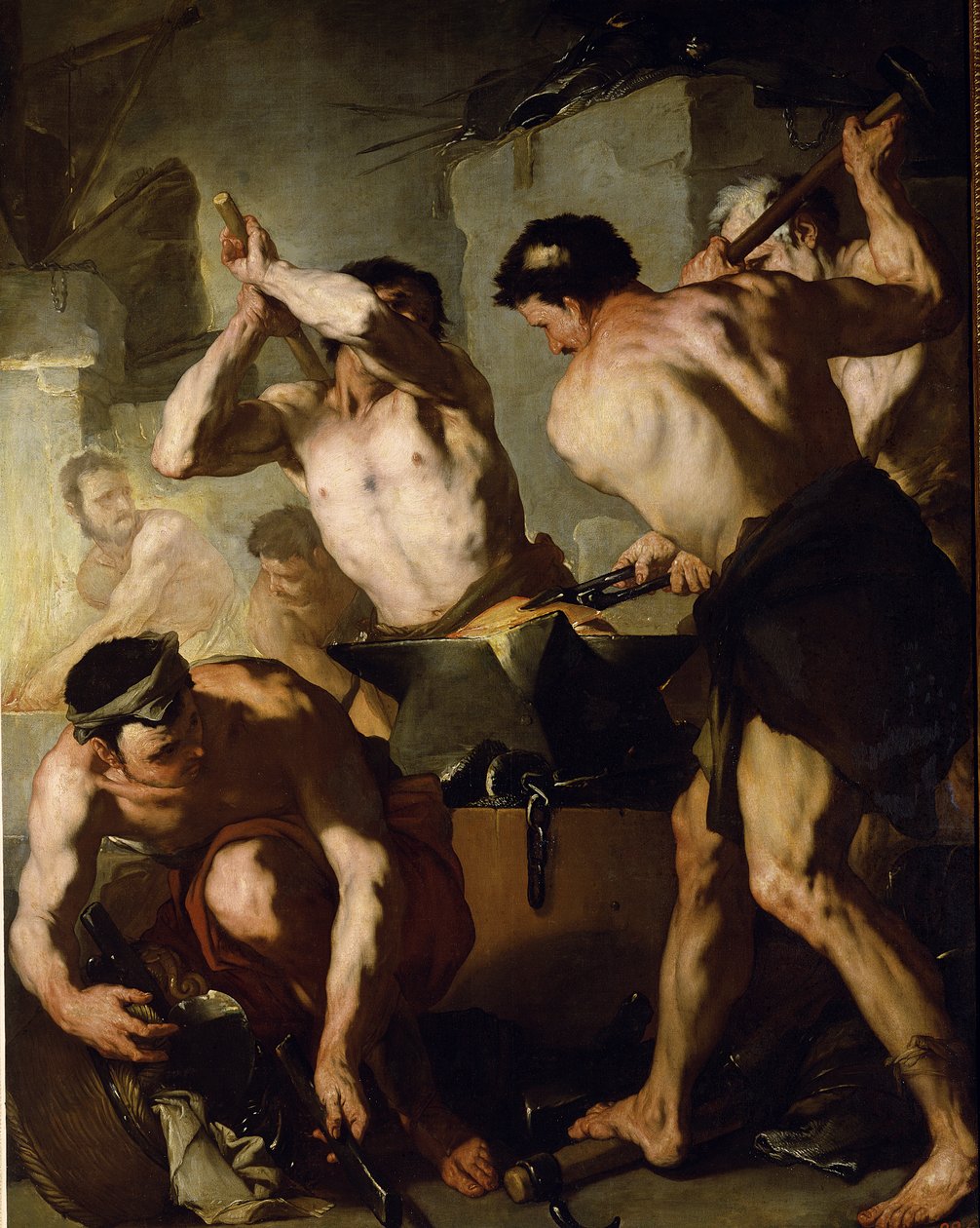 Vulcan&39;s Forge，c.1660 作者 卢卡·乔丹奴（Luca Giordano）