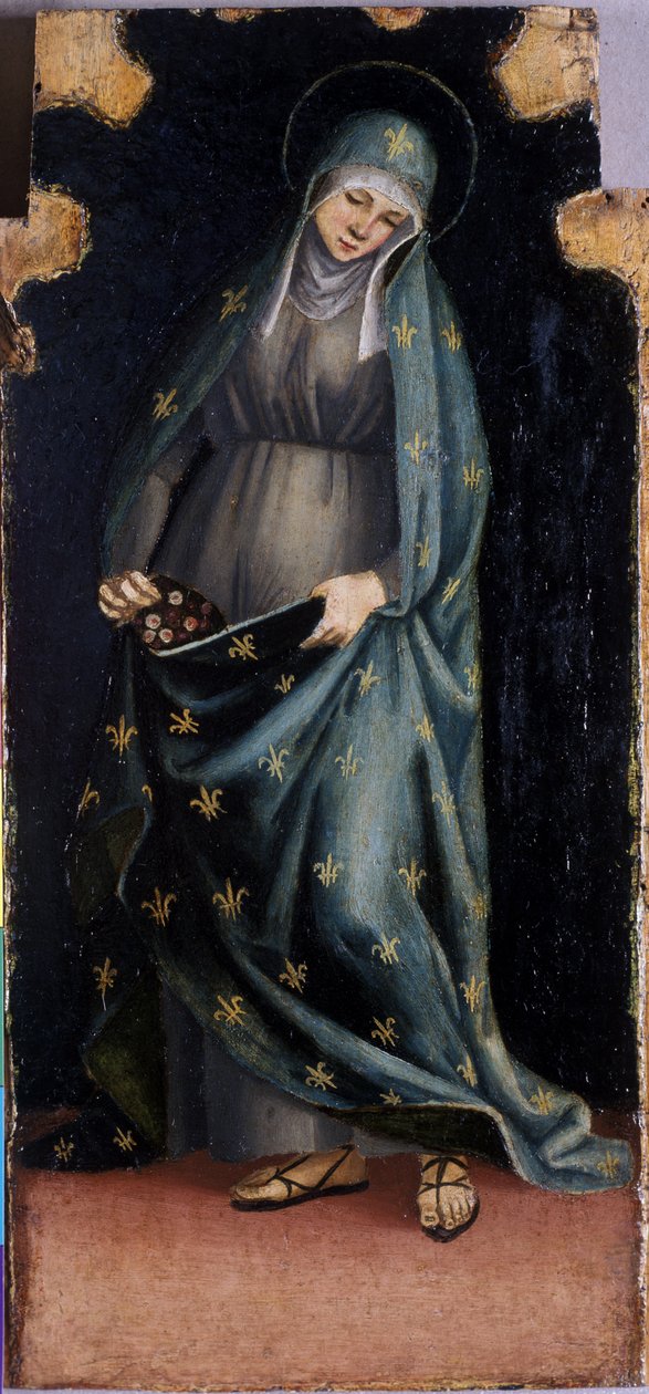 St. Casilda，15.15-20（杨木上的蛋彩画） 作者 卢卡·西诺雷利（Luca Signorelli）