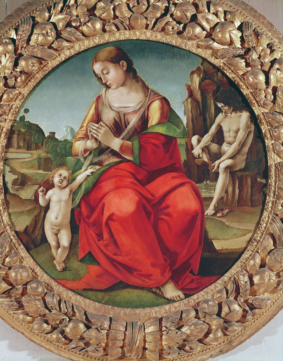 Virgin with Child，149598 作者 卢卡·西诺雷利（Luca Signorelli）