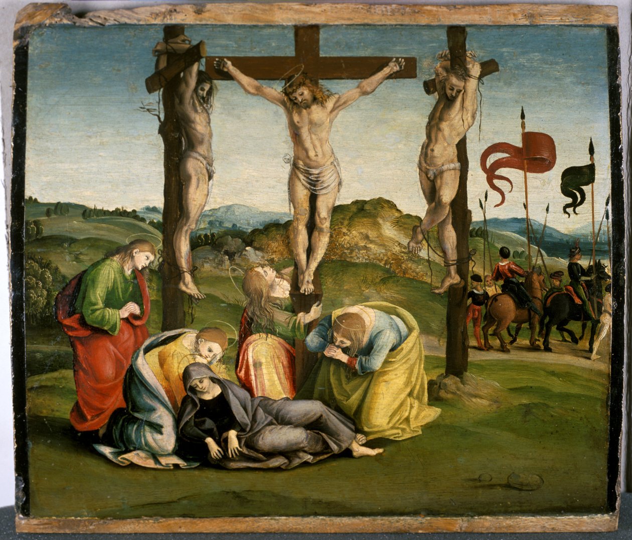 十字架，c.1507（木头上的蛋彩画） 作者 卢卡·西诺雷利（Luca Signorelli）