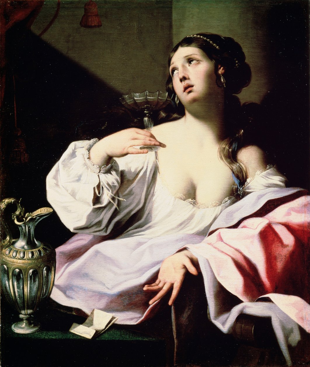 索菲尼斯巴（Sophonisba），1640年代。 作者 卢卡·法拉利