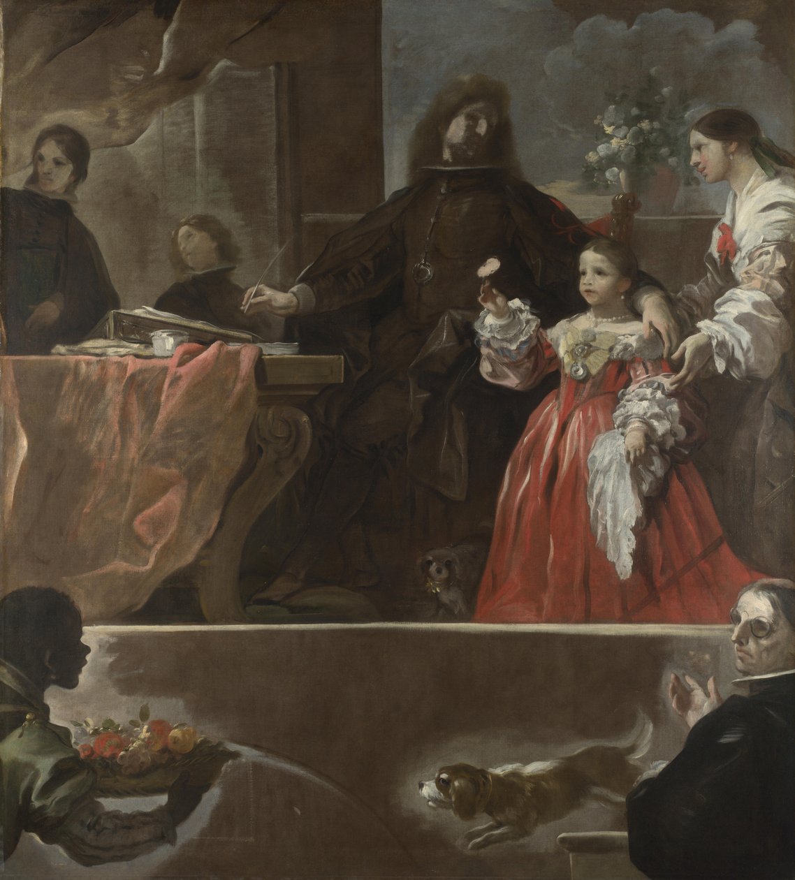 向贝拉斯克斯致敬》，约1692-1700年。 作者 卢卡·乔丹奴（Luca Giordano）