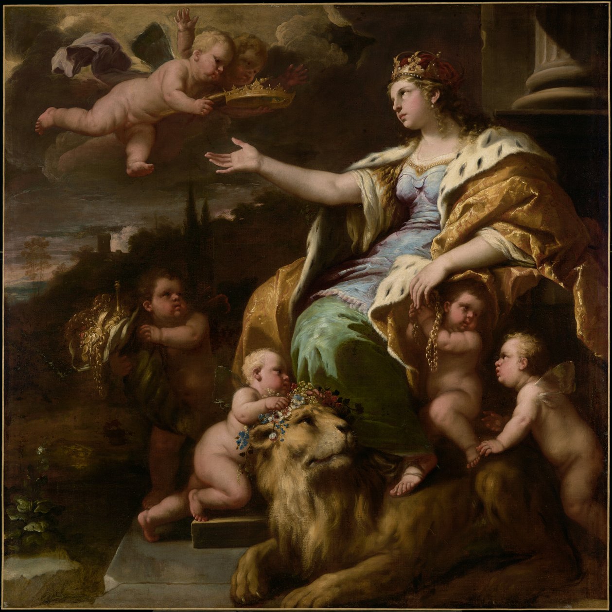 宽宏大量的寓意 作者 卢卡·乔丹奴（Luca Giordano）