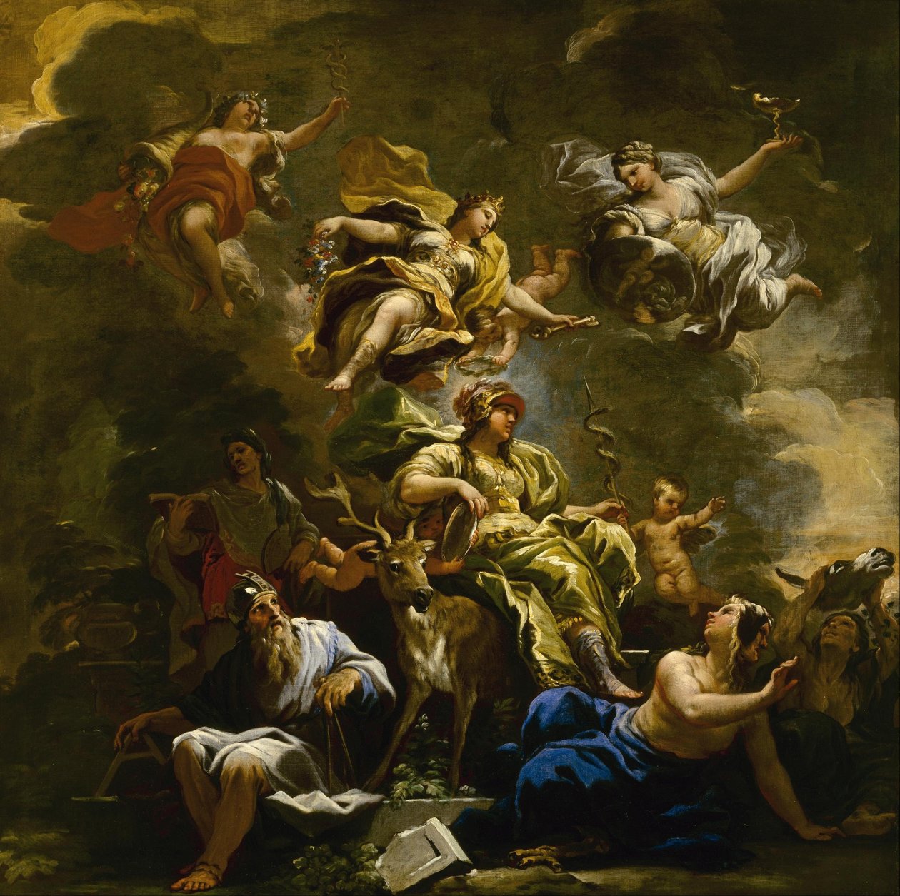 谨慎的寓意 作者 卢卡·乔丹奴（Luca Giordano）