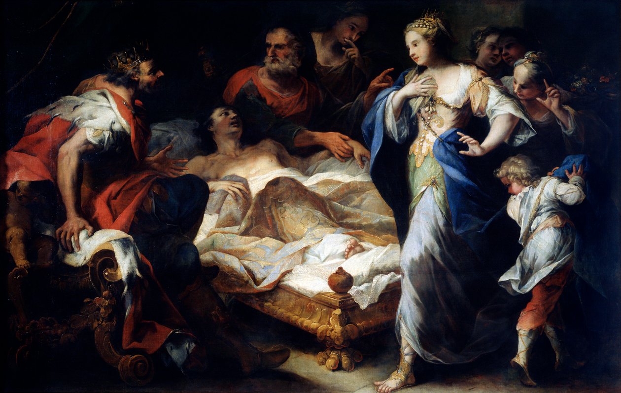 Antiochus和Stratonice，17世纪或18世纪初 作者 卢卡·乔丹奴（Luca Giordano）