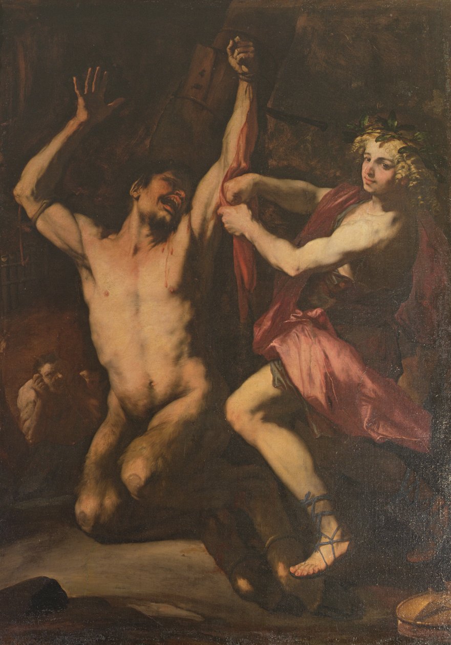 阿波罗和玛西亚，c.1678（布面油画） 作者 卢卡·乔丹奴（Luca Giordano）