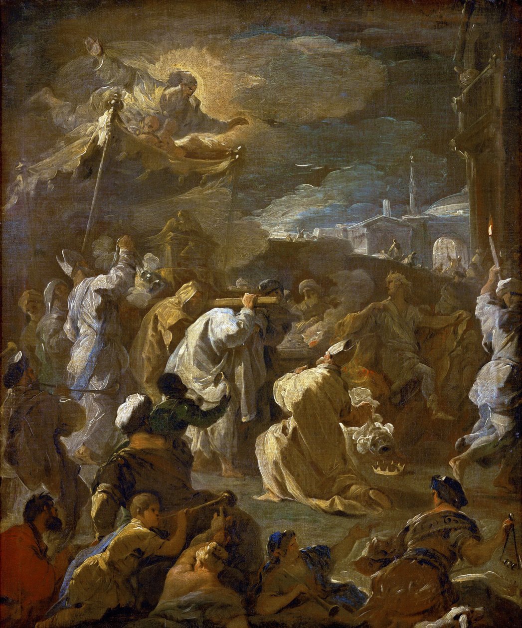 巴洛克 : Le roi David portant l