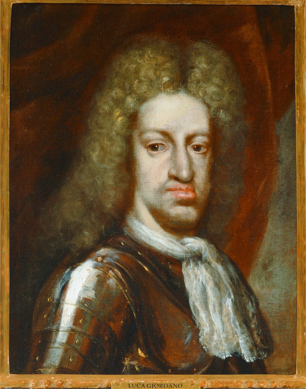 西班牙国王卡洛斯二世，费利佩四世之子... 作者 卢卡·乔丹奴（Luca Giordano）