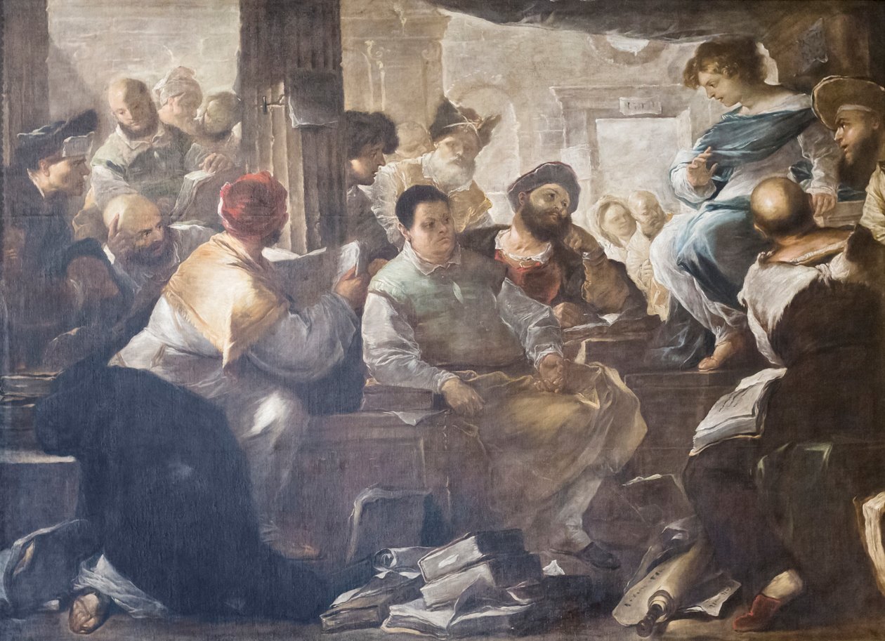 医生中的基督 作者 卢卡·乔丹奴（Luca Giordano）