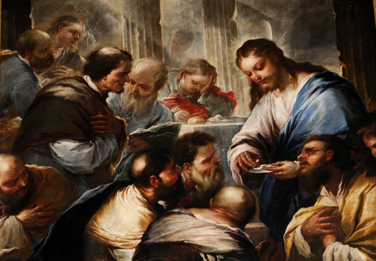 使徒的共融 作者 卢卡·乔丹奴（Luca Giordano）