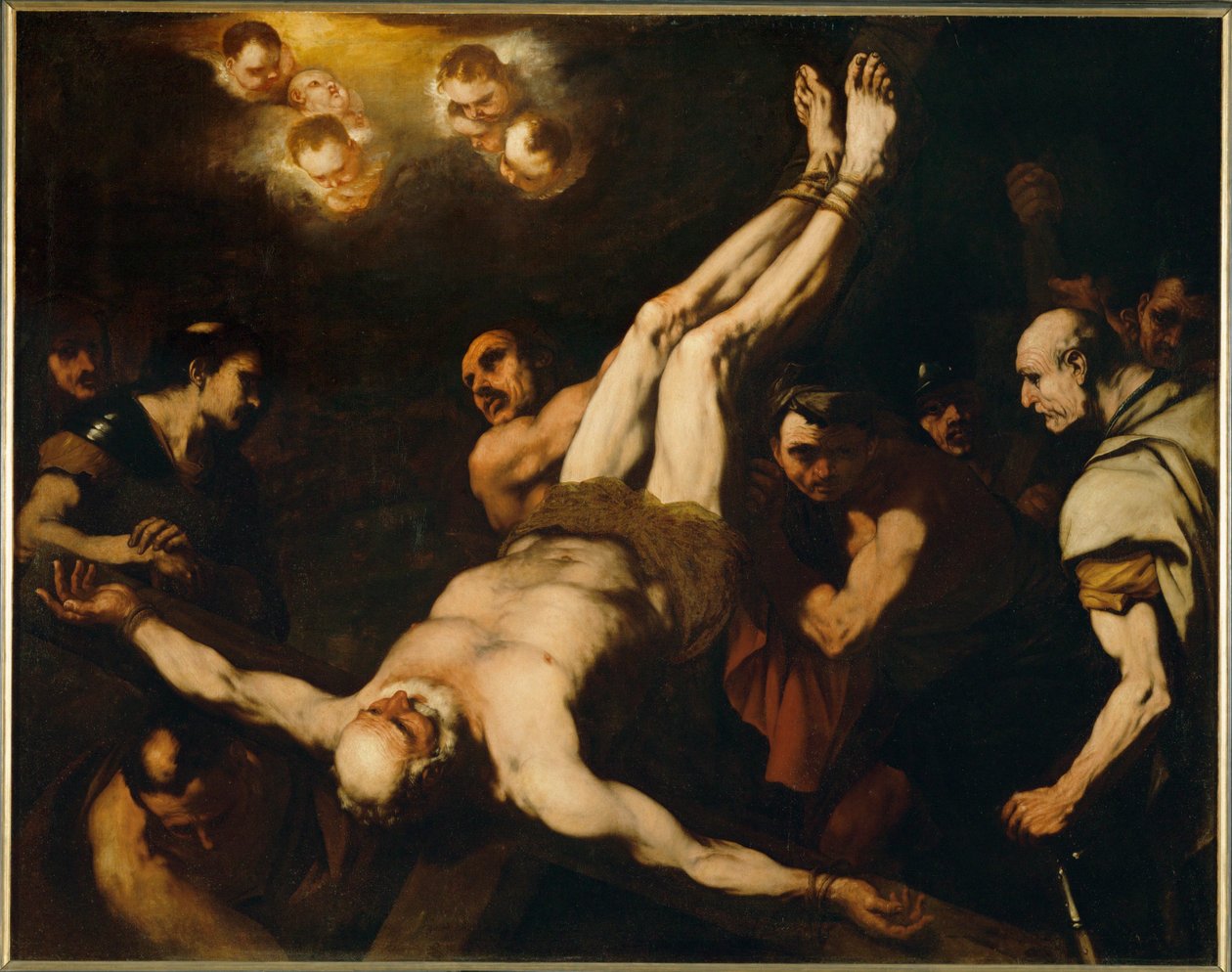 圣彼得受难......（布面油画） 作者 卢卡·乔丹奴（Luca Giordano）