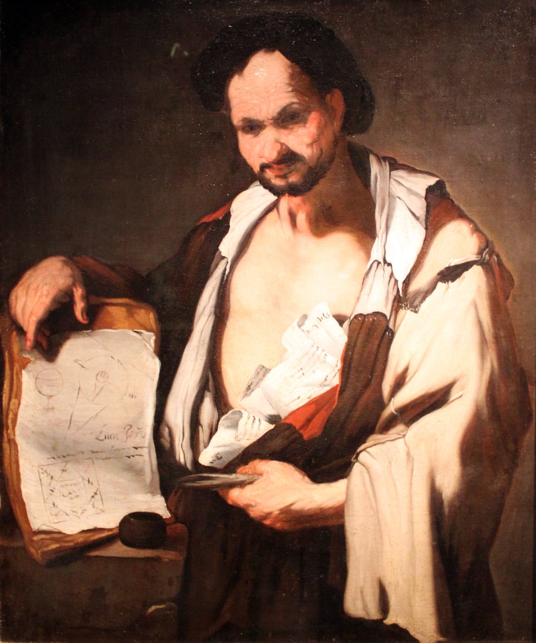 德谟克利特 作者 卢卡·乔丹奴（Luca Giordano）