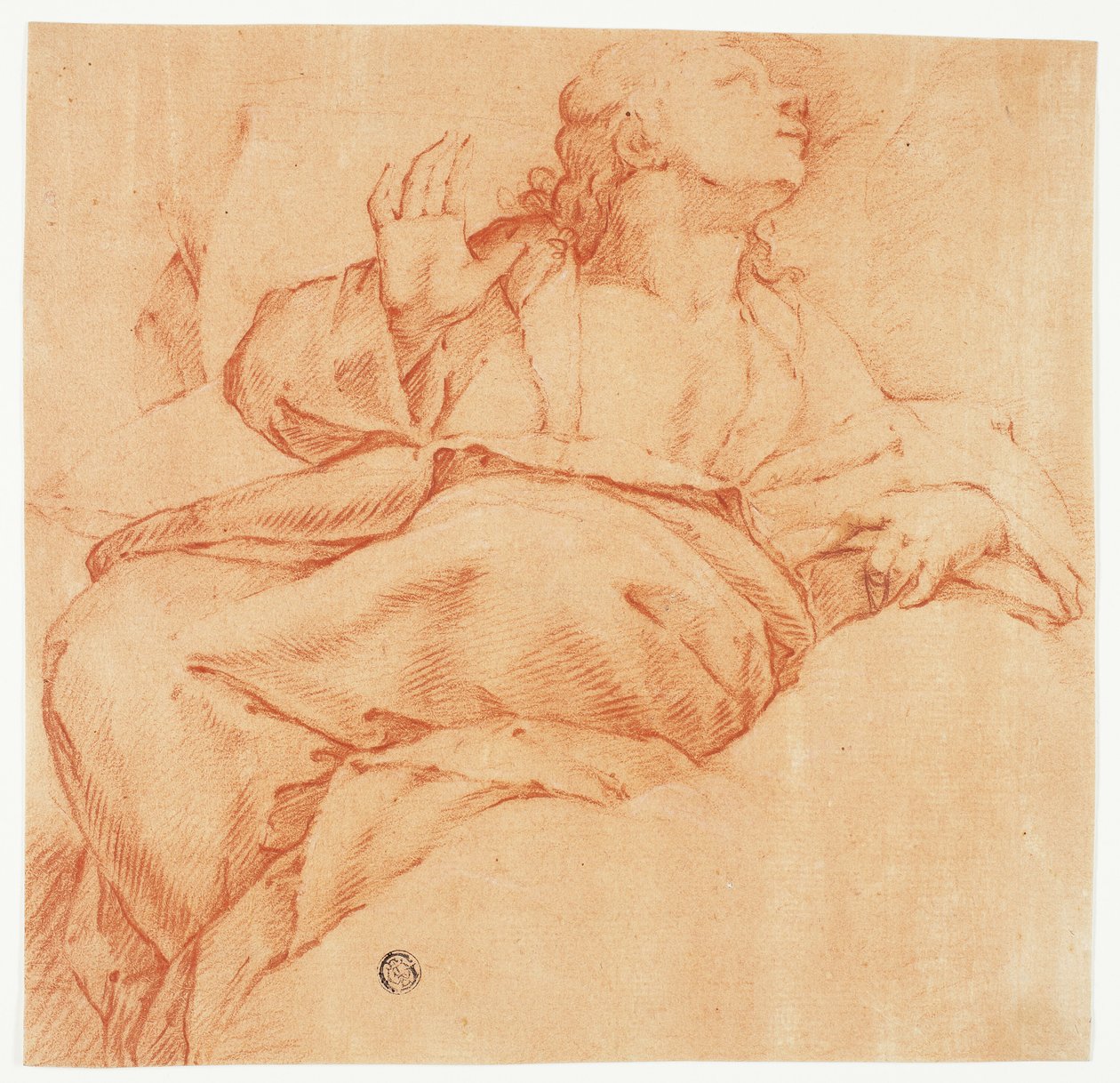 向上看的布道者 作者 卢卡·乔丹奴（Luca Giordano）