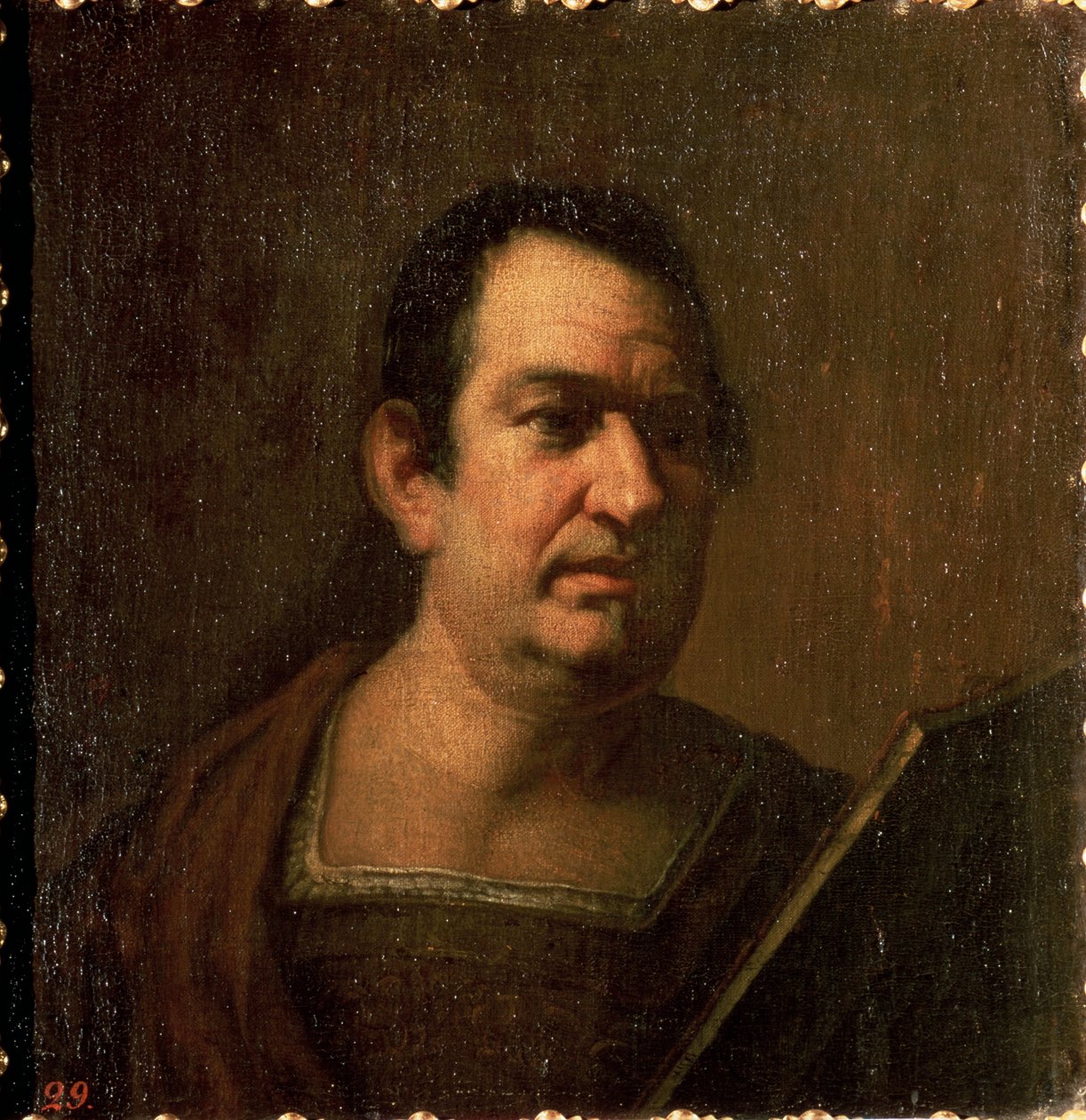 一个人的肖像，约17世纪 作者 卢卡·乔丹奴（Luca Giordano）