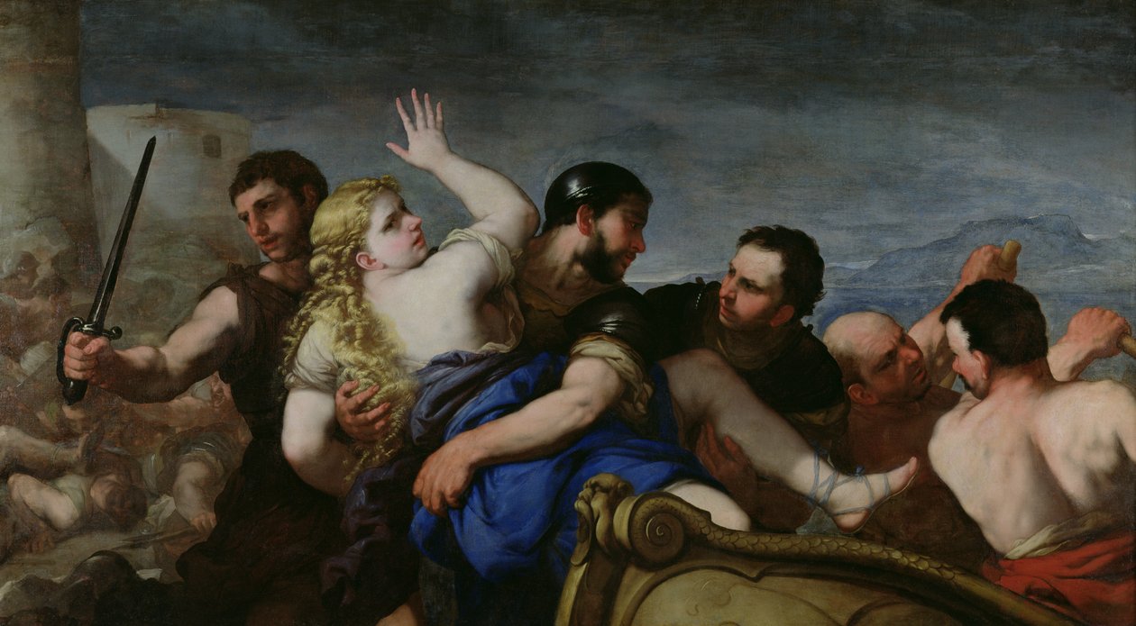 绑架海伦娜 作者 卢卡·乔丹奴（Luca Giordano）