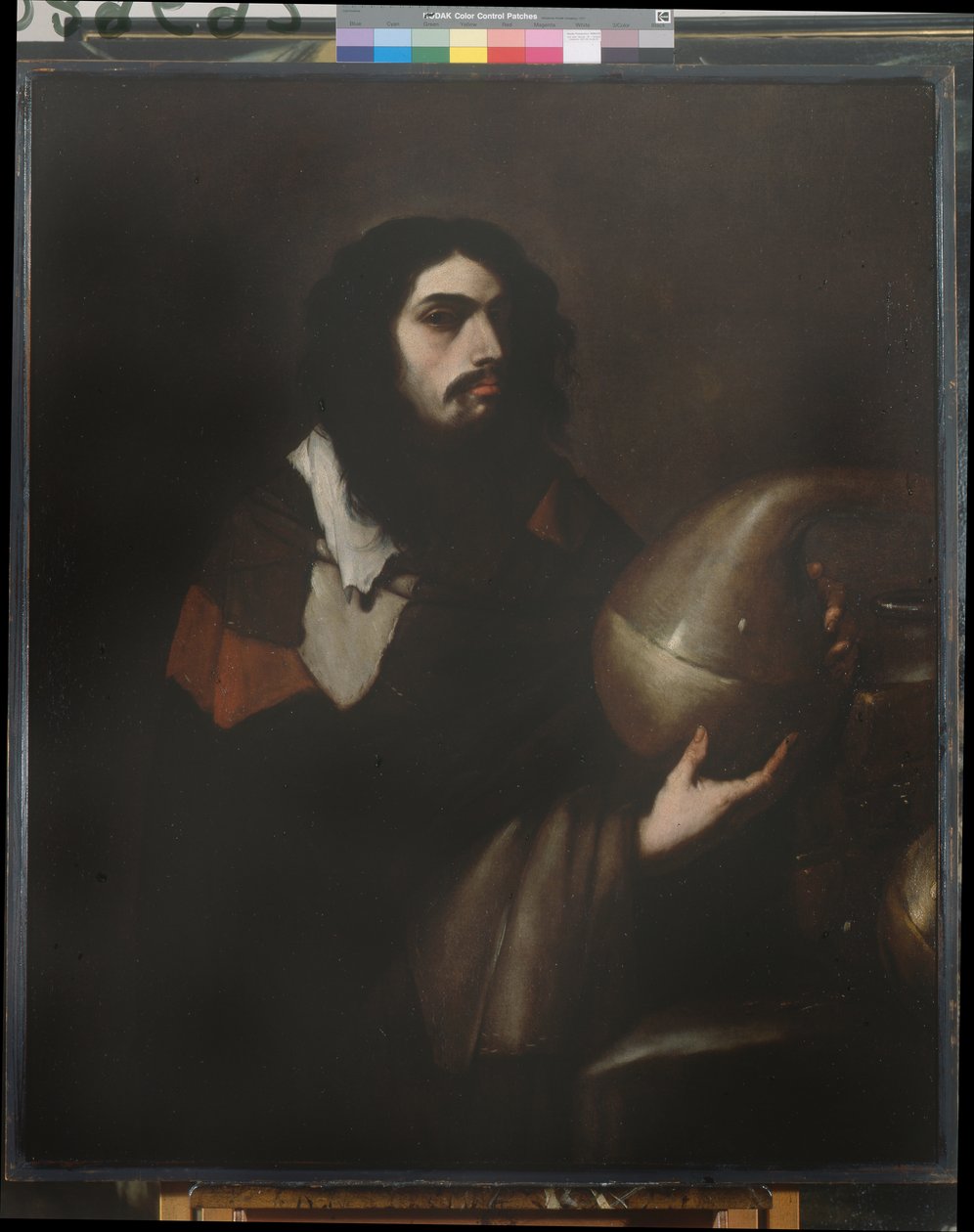 Self-portrait as a chemical or alchimist , c.1660 (oil on canvas) 作者 卢卡·乔丹奴（Luca Giordano）