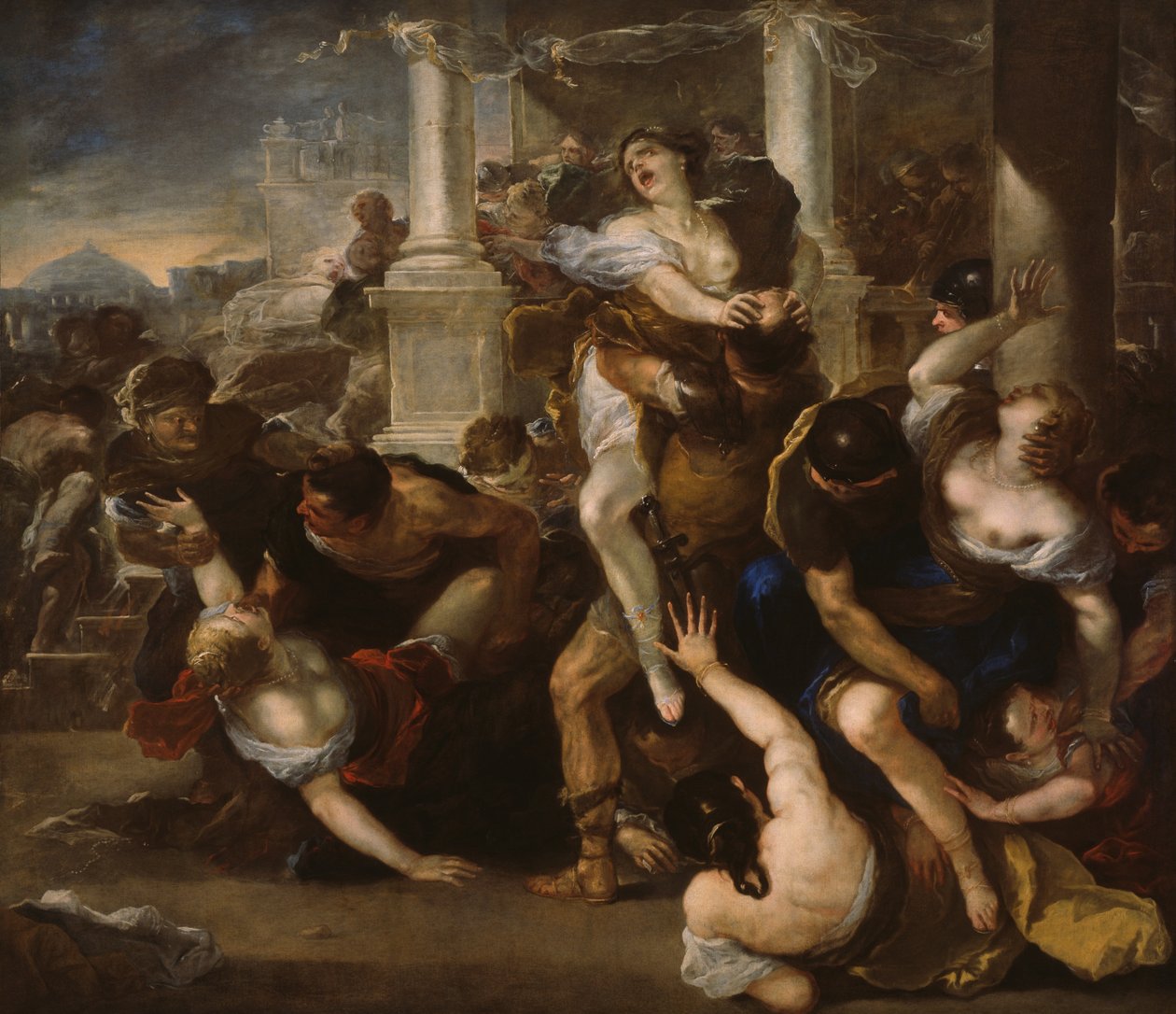 劫持萨宾妇女 作者 卢卡·乔丹奴（Luca Giordano）