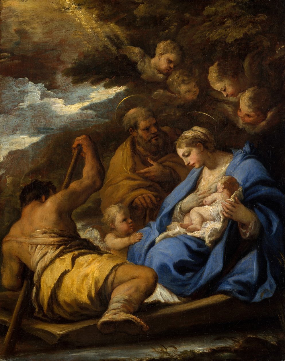 飞往埃及的航班。 作者 卢卡·乔丹奴（Luca Giordano）