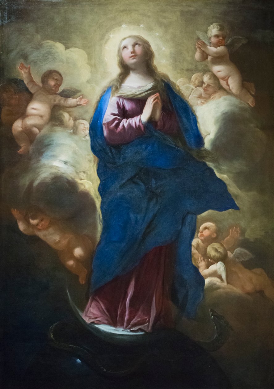 圣母无原罪受孕 作者 卢卡·乔丹奴（Luca Giordano）