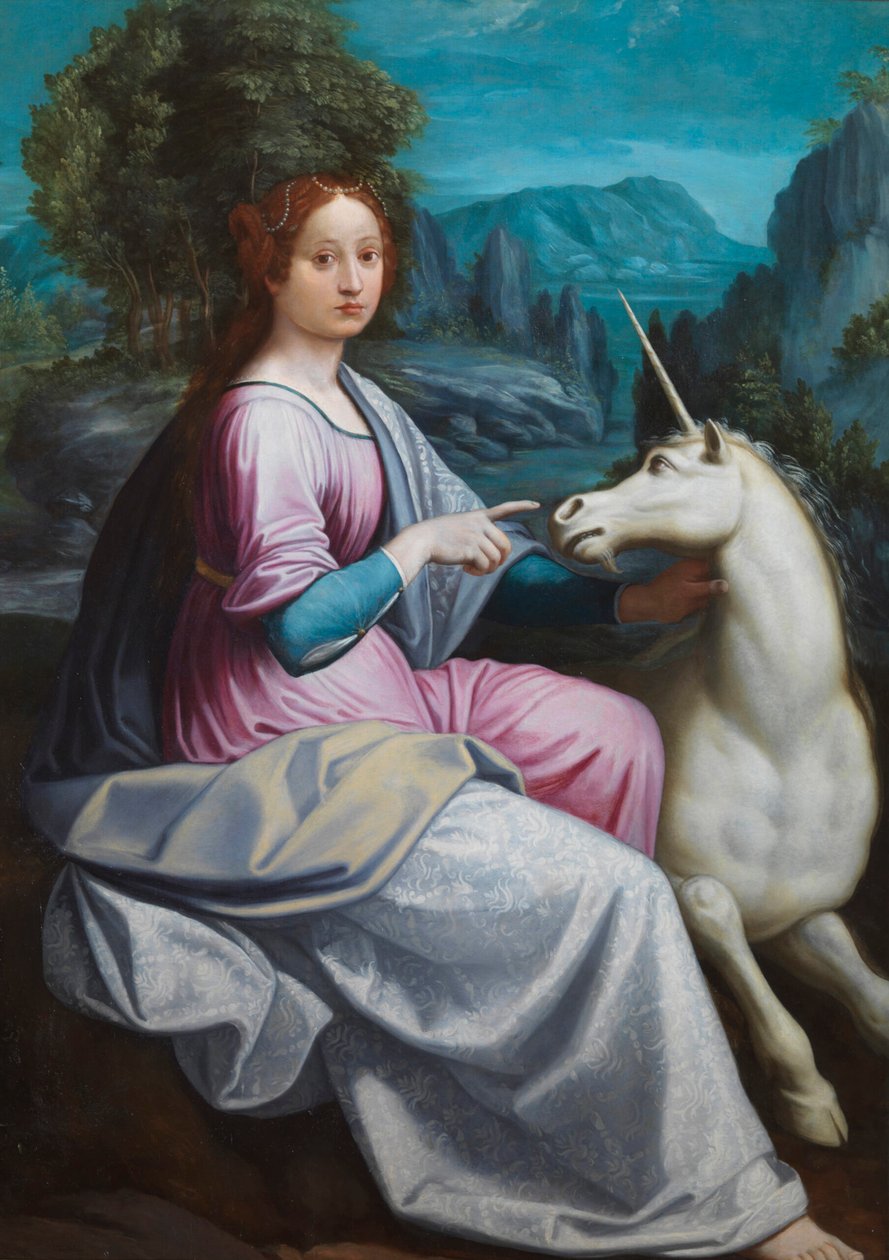 意大利语：La dama e l