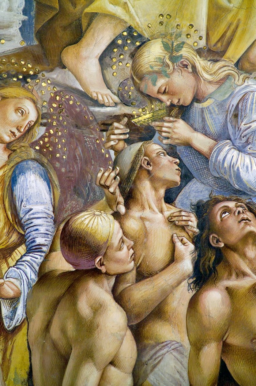 选举，来自最后的审判壁画周期 作者 卢卡·西诺雷利（Luca Signorelli）