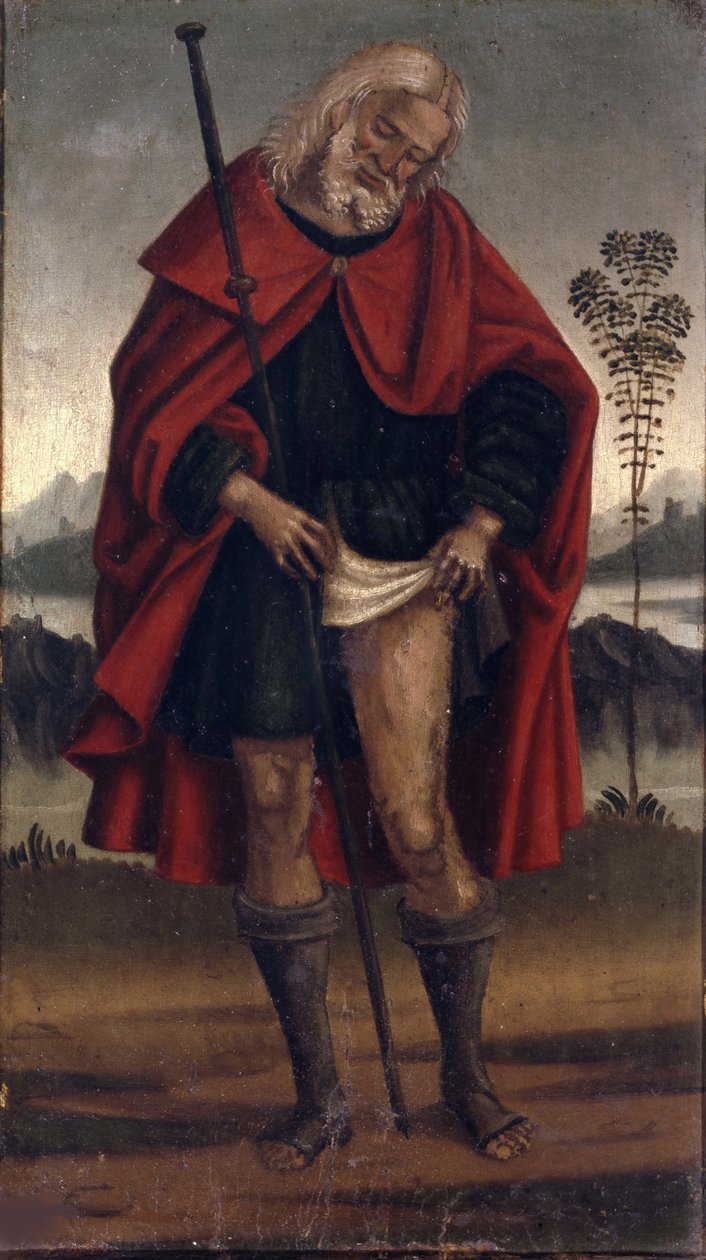 圣罗克，约1515-1520年。 作者 卢卡·西诺雷利（Luca Signorelli）