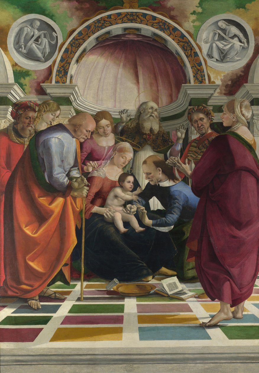 包皮环切术c。 1490 作者 卢卡·西诺雷利（Luca Signorelli）