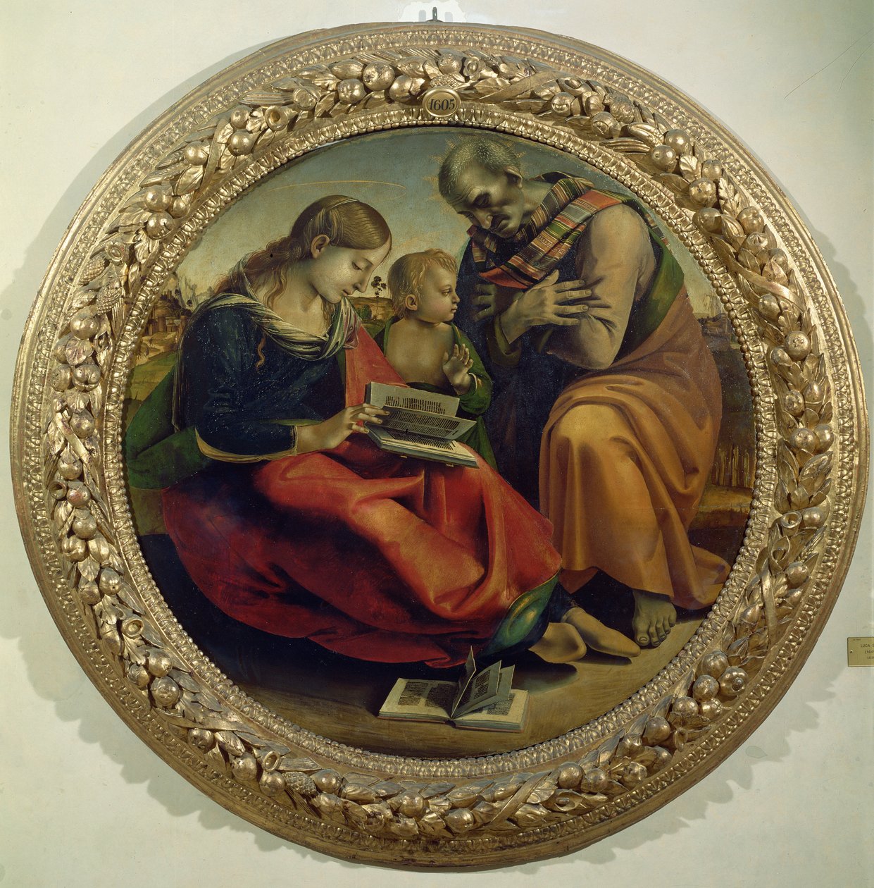 神圣家族，c.1485 作者 卢卡·西诺雷利（Luca Signorelli）