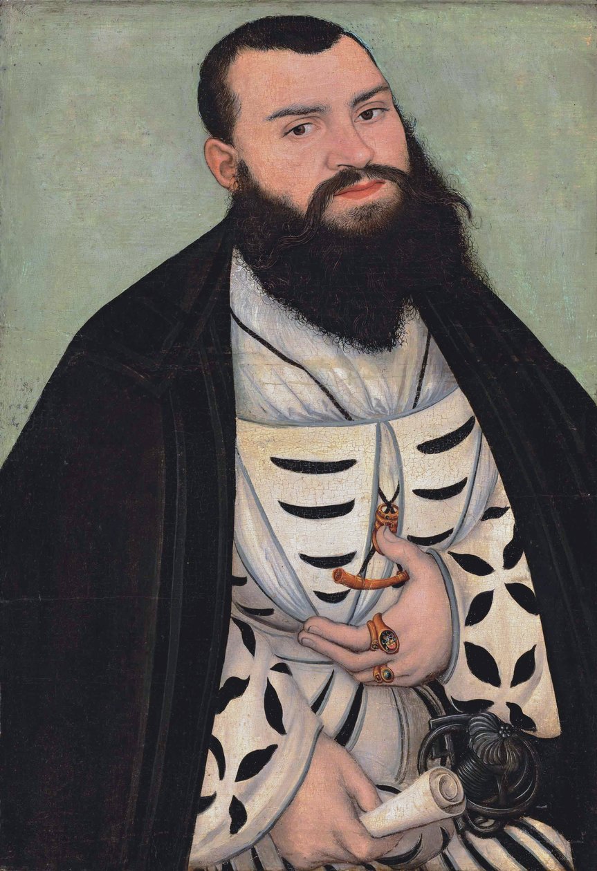 Johann Scheiring博士的肖像 作者 卢卡斯·克拉纳赫