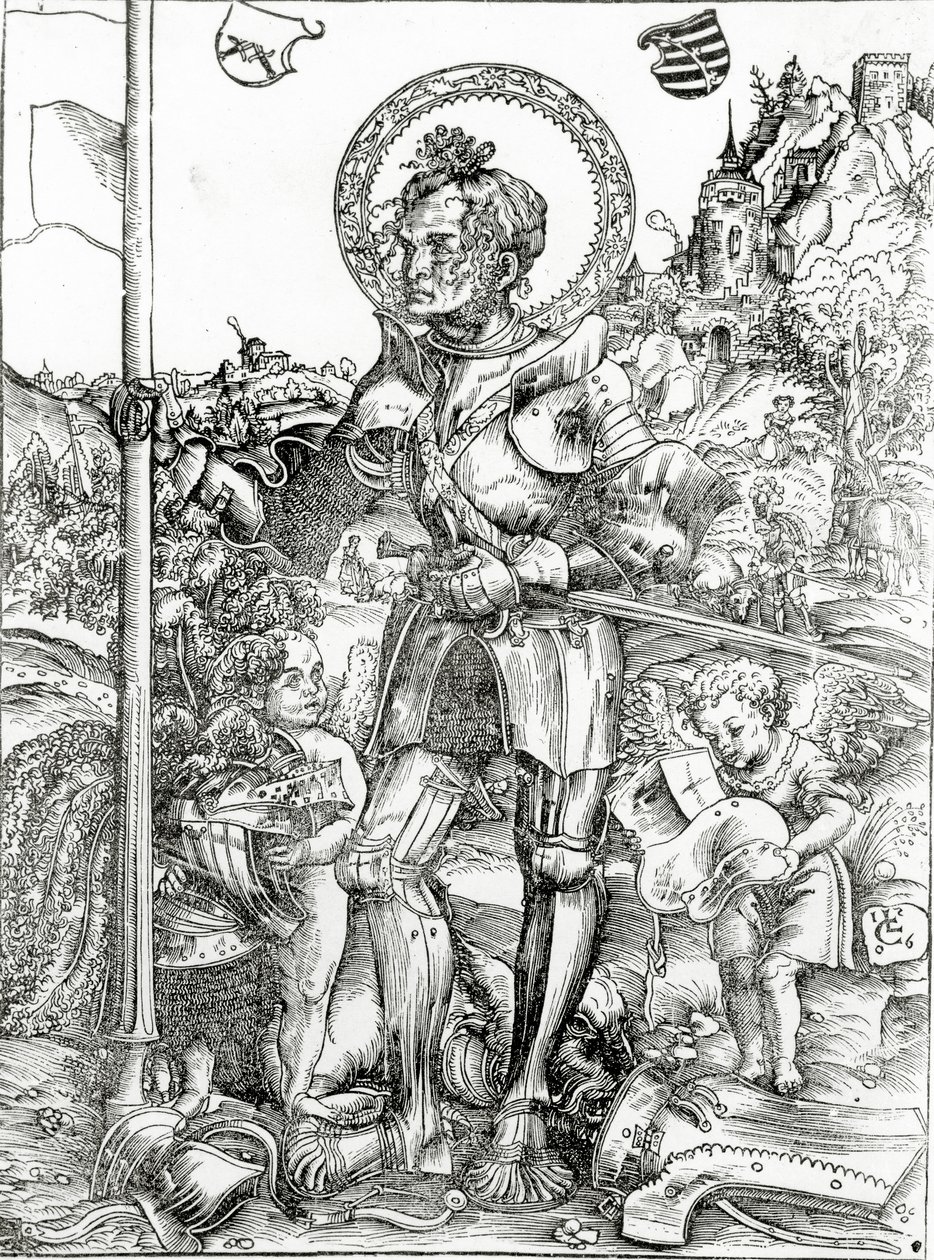 圣乔治，1506 作者 卢卡斯·克拉纳赫