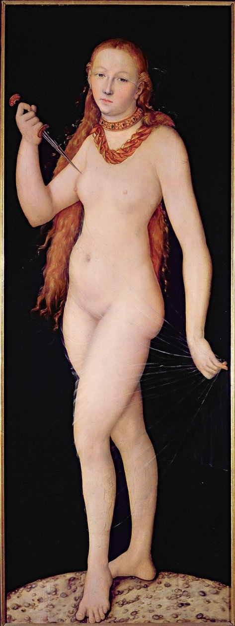 Lucretia之死，1524 作者 卢卡斯·克拉纳赫